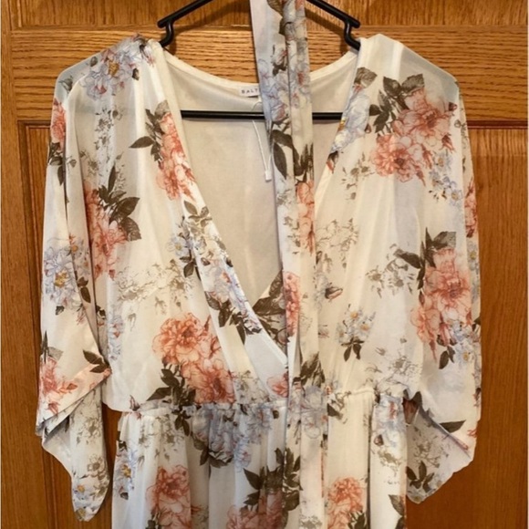 Baltic Born Maxi Dress in White and Pink - Picture 4 of 6